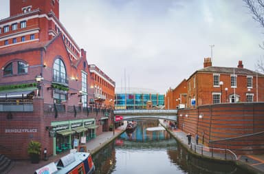 Brindleyplace canalside, Birmingham