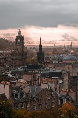 A city view of Edinburgh