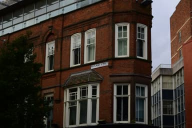 A red brick building in Leicester