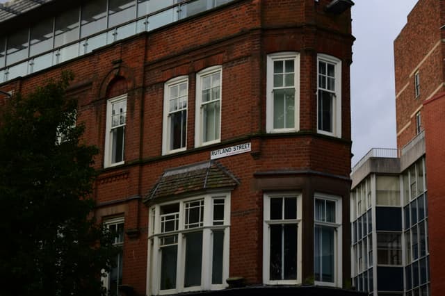 A red brick building in Leicester
