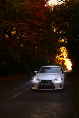 A Leicester road at night