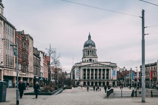 A domed building in Nottingham's Lace Market