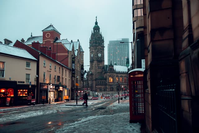 A Sheffield street scene