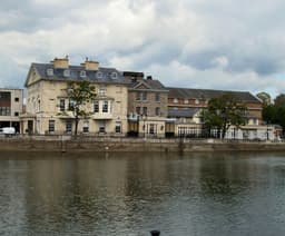 The Swan Hotel on the river in Bedford