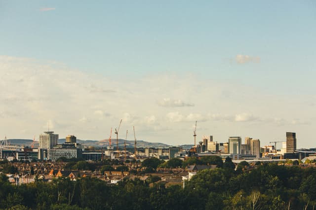 The Cardiff skyline