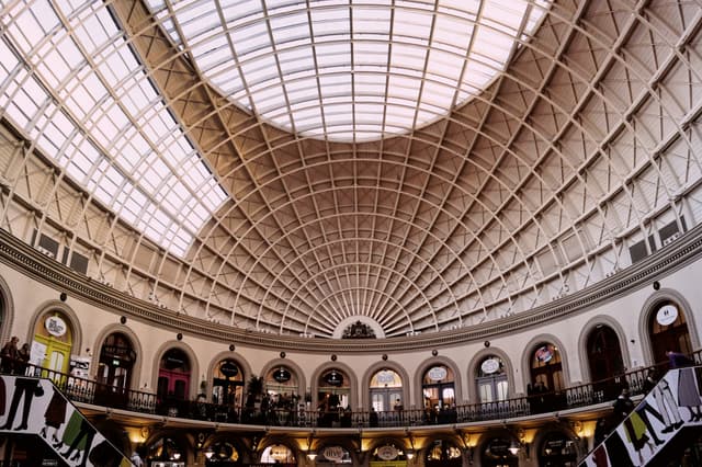 Inside Leeds Corn Exchange