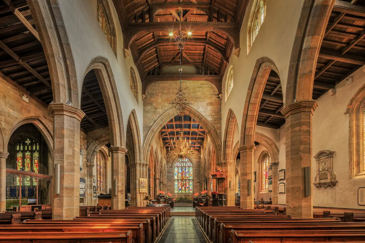 Inside Lancaster Priory
