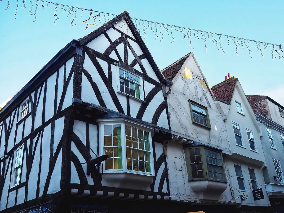 Timber framed buildings on Coney Street